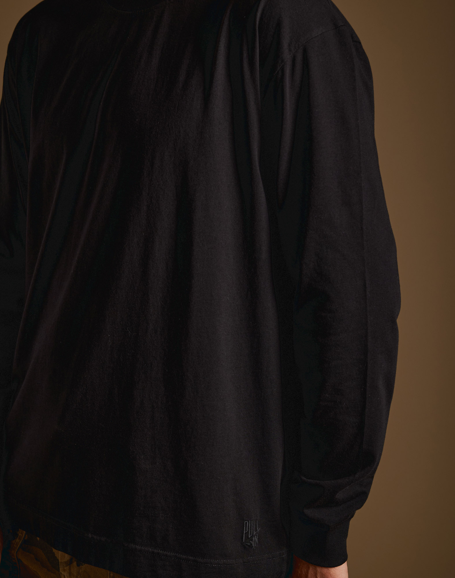 Men's t-shirt long sleeves BLACK