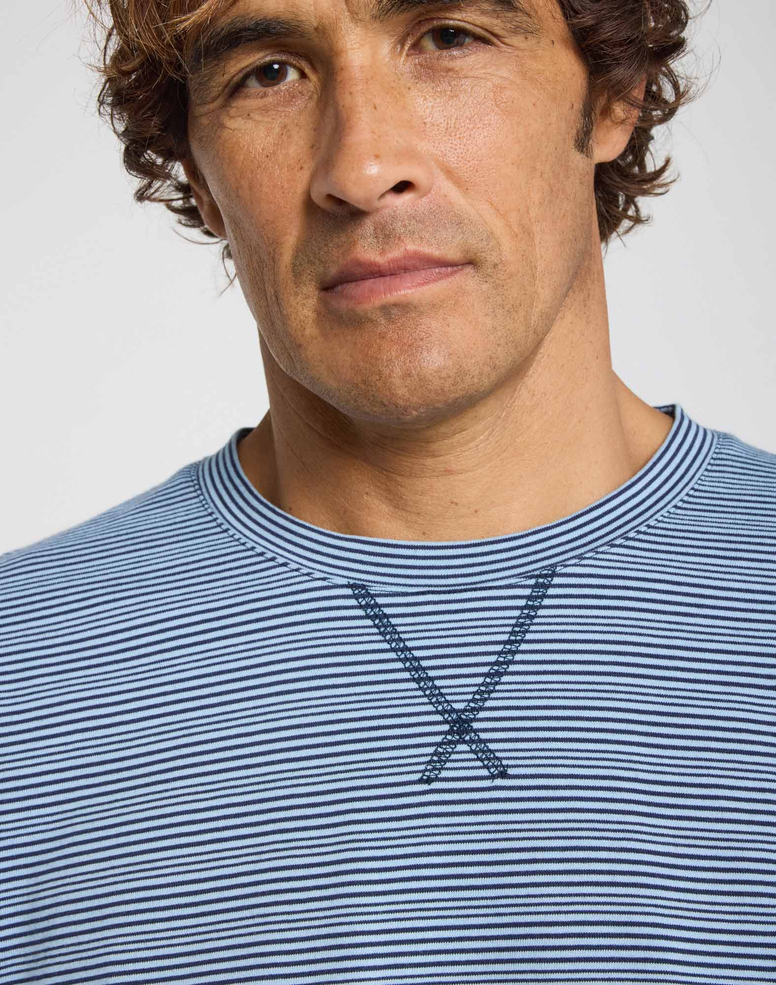 Men's t-shirt long sleeves BLUESTRIPE