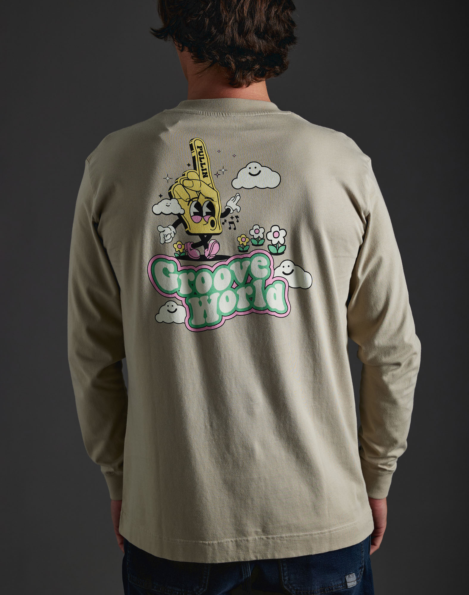 Men's t-shirt long sleeves GROOVE
